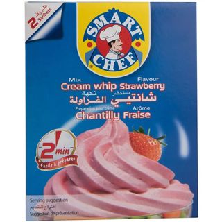 Crème Chantilly Fraise Smart Chef 2X41Gr