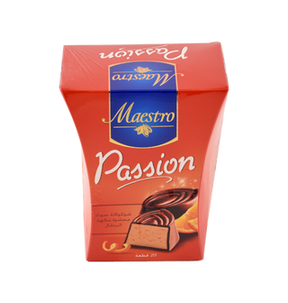 Chocolat noir Fourré orange PASSION 20 pièces - 760