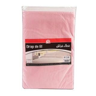 N°1 Drap De Lit Rose Dimensions: 240X280Cm