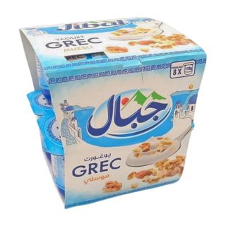 Pack Yaourts à la Cuillère Grec Muesli Jibal 8x110g