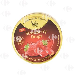 Cavendish & Harvey Strawberry Drops 175g