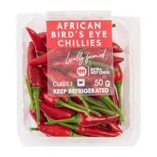Mace African Birds Eye Chilli Whole 50G