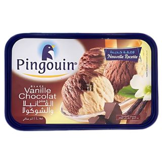 Pingouin Crème Glacée Vanille & Chocolat 1L