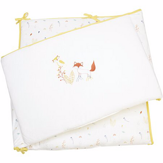 Tour de lit réversible Cache-cache en forêt