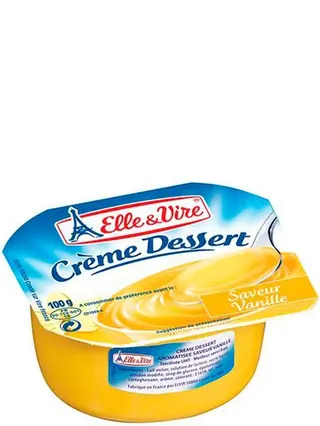 CREME DESSERT VANILLE 100G X4 ELVIR