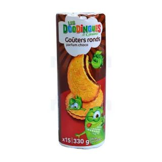Goûters ronds parfum chocolat x15 330g - LES DOODINGUES DE CASINO