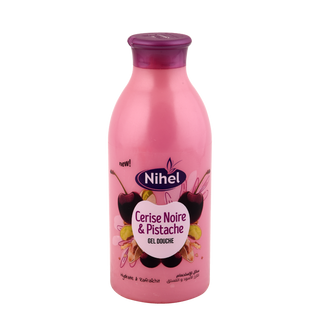 Gel douche pour femme Cerise noir-Pistache NIHEL 500ML  - 576
