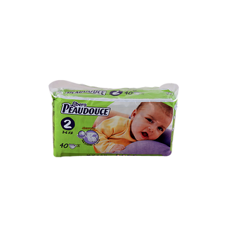 Couches bébé LIBERO PEAUDOUCE 40 Pièces  - 554