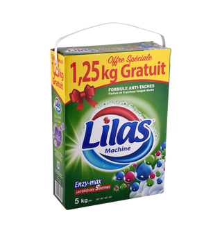 Poudre machine LILAS 5KG/1.25KG gratuit  - 500