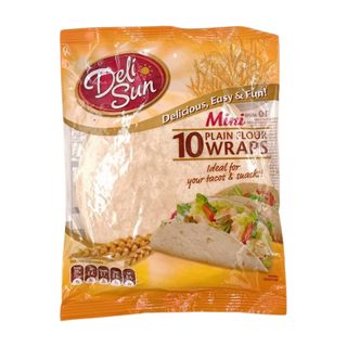 Deli Sun 10 Mini Tortillas Farine de Blé 250g