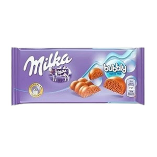 Milka bubbly lapte 90g