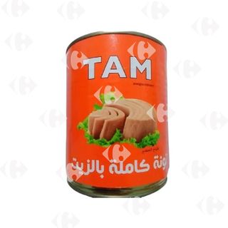 Thon Entier Huile 800G - Tam