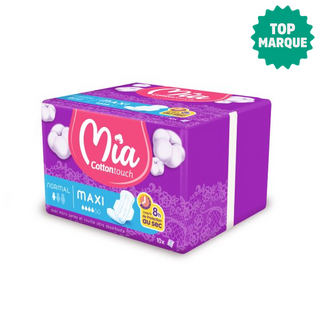 Serviettes hygiéniques maxi normal x10 - MIA