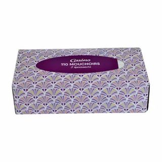 Boîte De Mouchoirs Blancs 3 Plis X110U - Casino