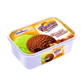 Crème Glacée Panaché Pistache Chocolat Yasmina 1L