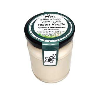 Yaourt vanille 125g - LA FERME DE BOUSKOURA