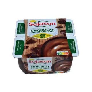 Dessert végétal au chocolat 4x100g - SOJASUN