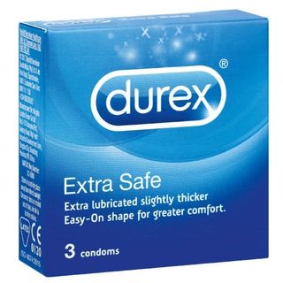 DUREX EXTRA SAFE * 3 CONDOMS
