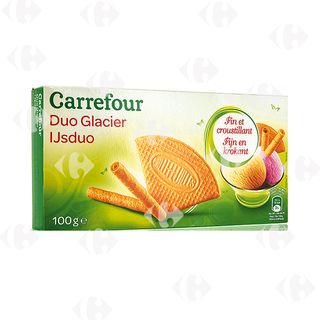 Biscuits Duo Glacier Carrefour 100g
