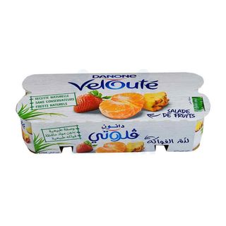 Yaourt brassé salade de fruits exotiques velouté 8x110g - DANONE