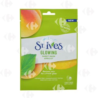 Masque en tissu éclat à l’abricot 23ml - ST. IVES
