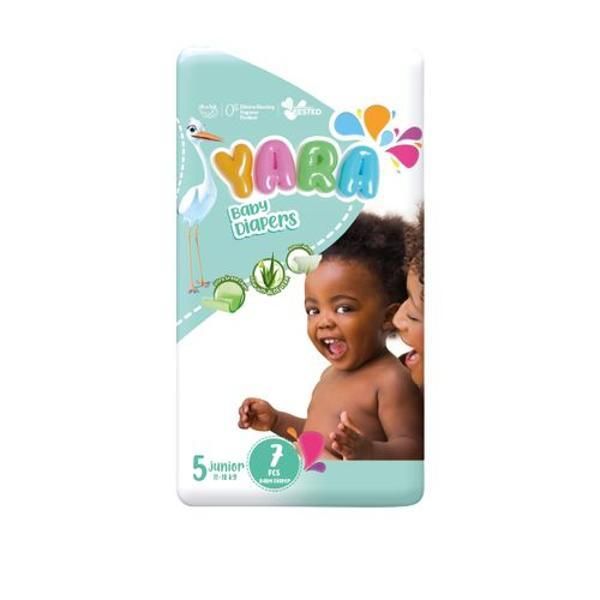 Yara Size 5 Diaper Junior Small 11-18Kg 7'S