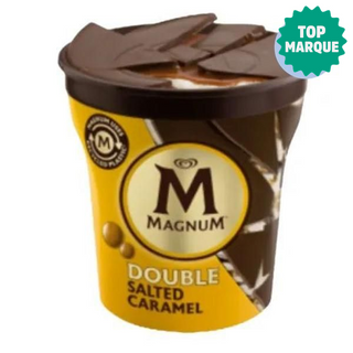  Magnum Crème Glacée Double Caramel au Beurre Salé 440ml