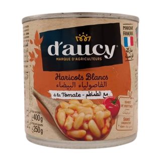 Conserve D'Haricots Blanc Tomate D'Aucy 400G