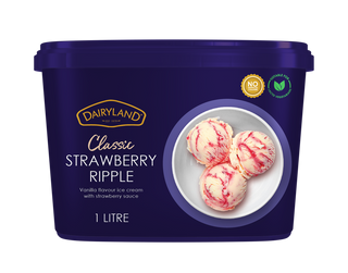 Dairyland Classic Strawberry Ripple 1L
