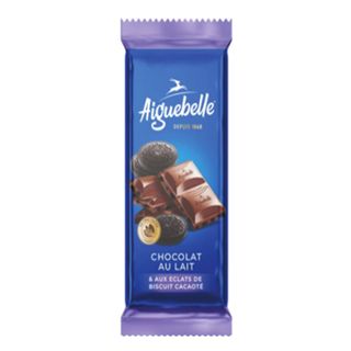 Délice lait fourré au praliné noisette et biscuit 50g - AIGUEBELLE