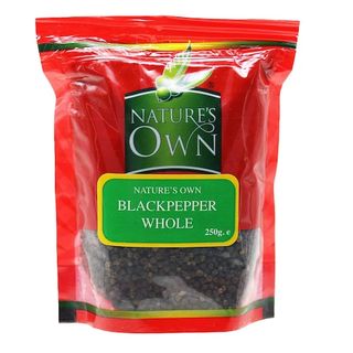Natures Own Spice Own Black Pepper Whole With Grinder