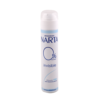 Déodorant pour femme Invisible zèro NARTA 200ML  - 661