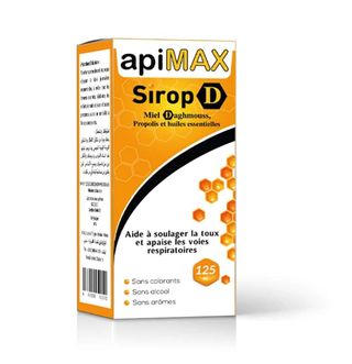 APIMAX SIROP MIEL DAGHMOUSS ET PROPOLIS 125ML