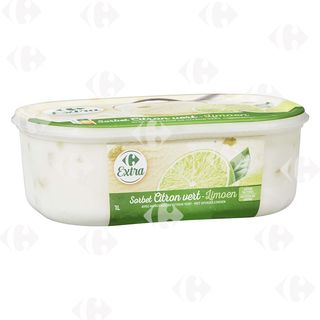 Sorbet Citron Vert Carrefour 550g