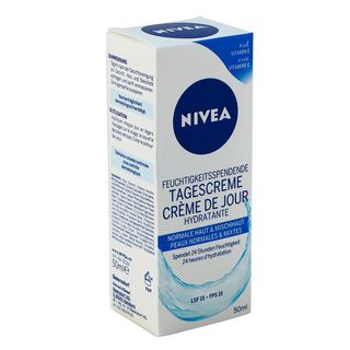 Nivea Soin De Jour Hydratant + Fraicheur Peaux Normales Spf 15 50Ml
