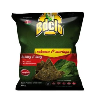 Bdelo Maize Tortilla Chips Sukuma & Moringa 40g