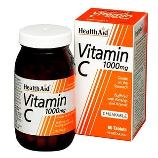 Health Aid Chewable Vitamin C Tablets, 60 Count