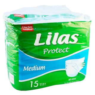 Couche Adulte Lilas Medium 70-110 15P
