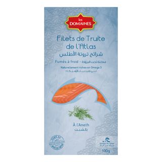 Filet De Truite Fumée À L'aneth - 100g