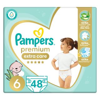 Couches Bébé Premium taille 6 (16+Kg) x48 unités - PAMPERS