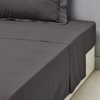 521922-Drap Plat 180 Gris Tu