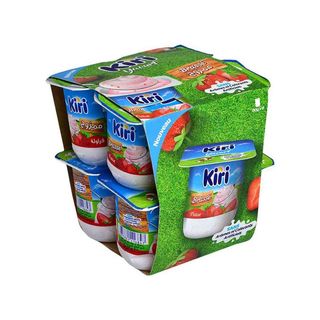 Kiri Yaourt Brassé Fraise Pack 8x110g