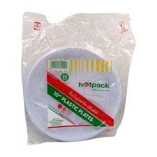 Assiette en Plastique 26cm 25 unités