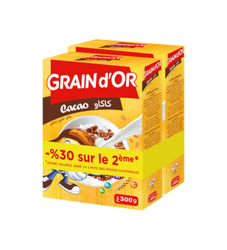 Cereale Ble Cacao Actigen Grain Dor2*300g-30 2eme