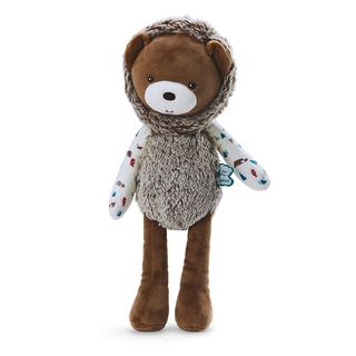 Peluche Patin Ourson Gaston 34cm