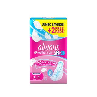 Serviettes hygiéniques maxi thick long x26 unités - ALWAYS