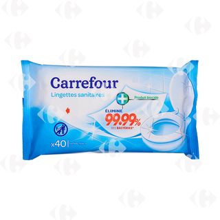 Lingettes Sanitaires Carrefour 40U