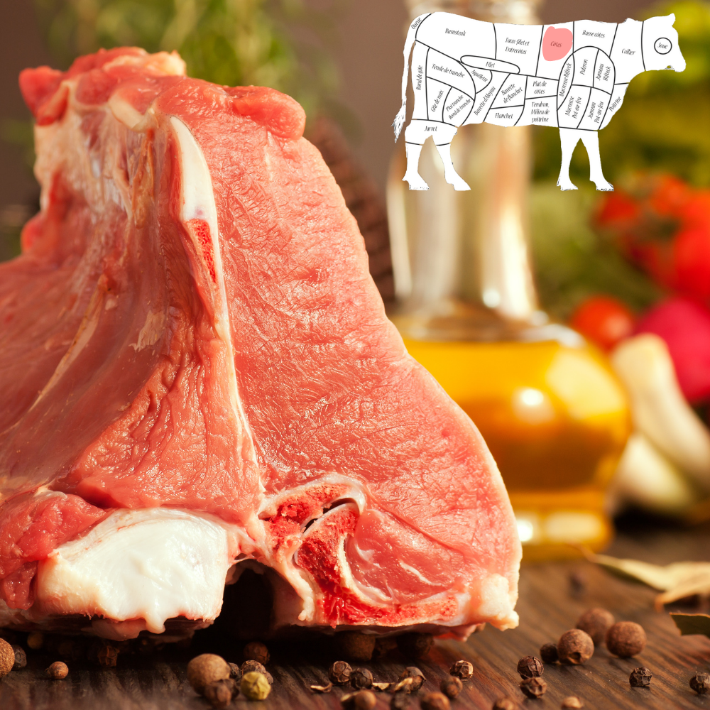 Côte de veau (sans soja) -250 g
