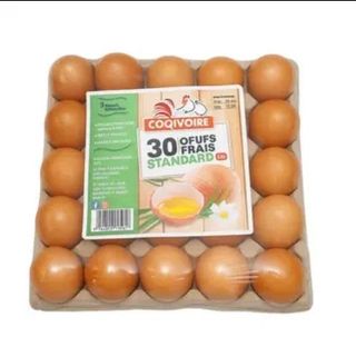 Œufs Plat De 30 Coq 60G