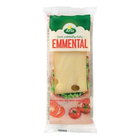 Arla Natural Emmental Block Cheese 200g